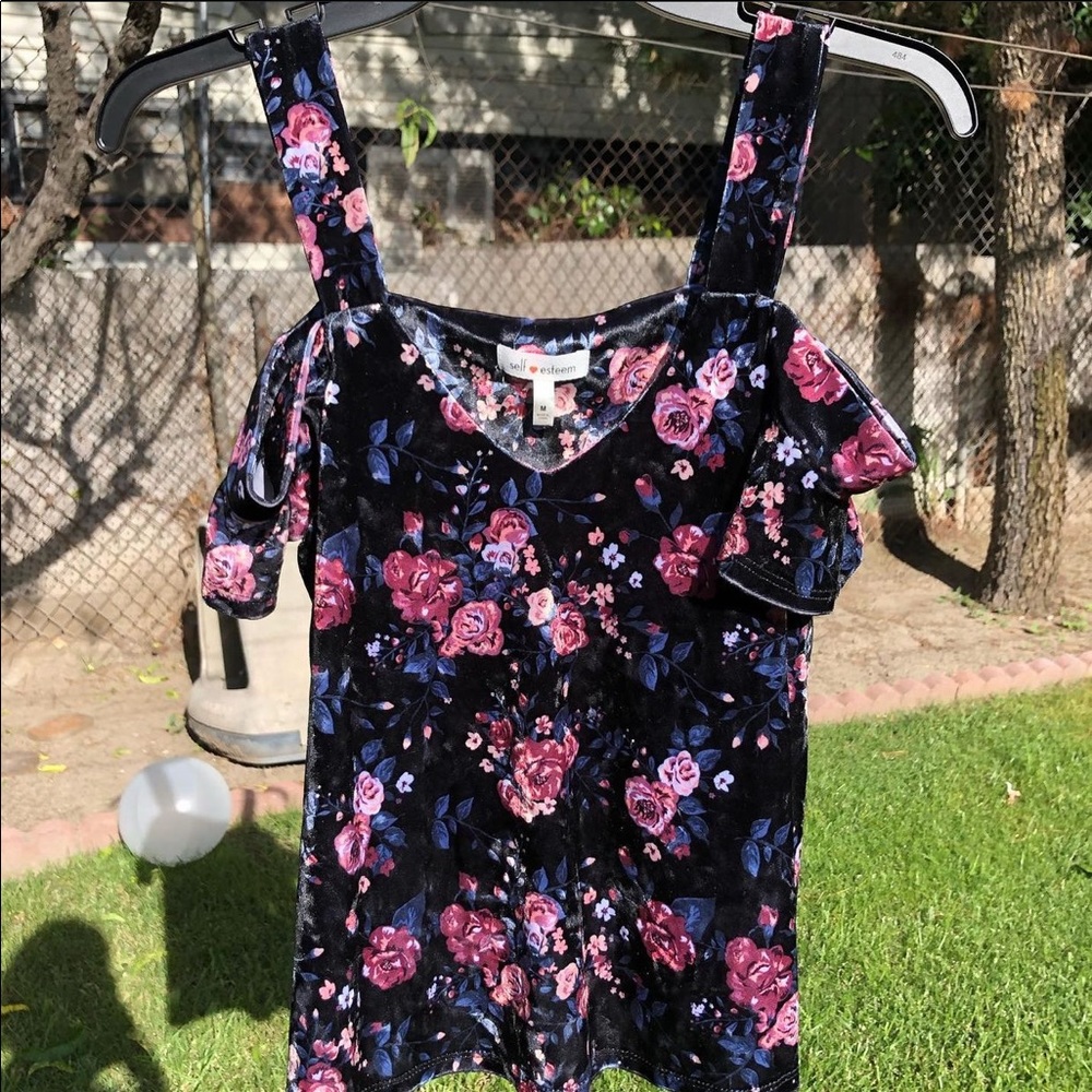 Floral dress blouse